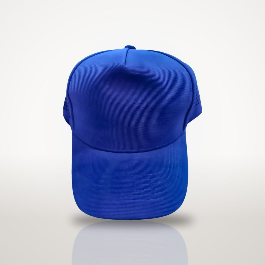 Royal 5-panel vented cap, front view