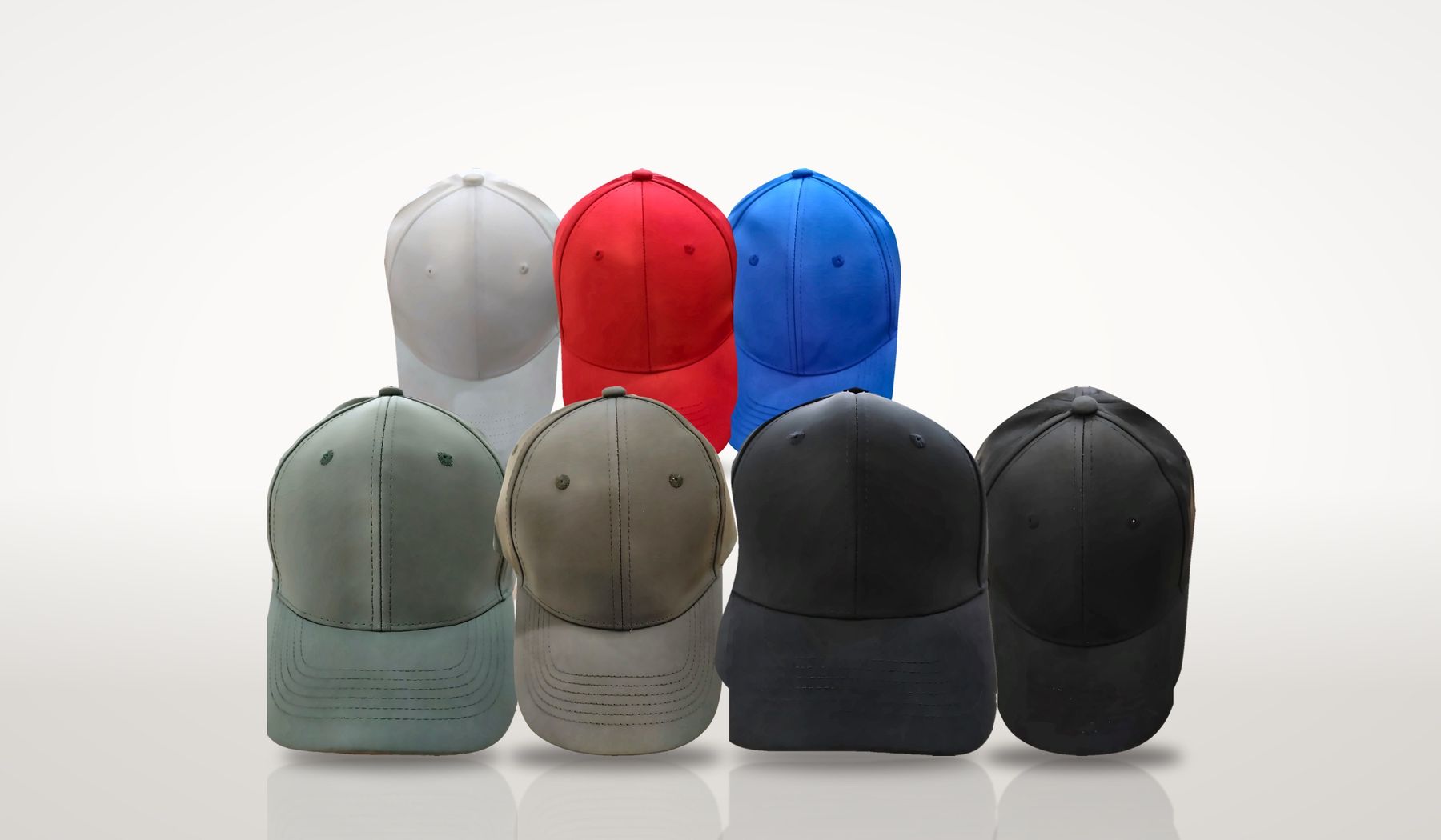 Performance caps in 7 colours