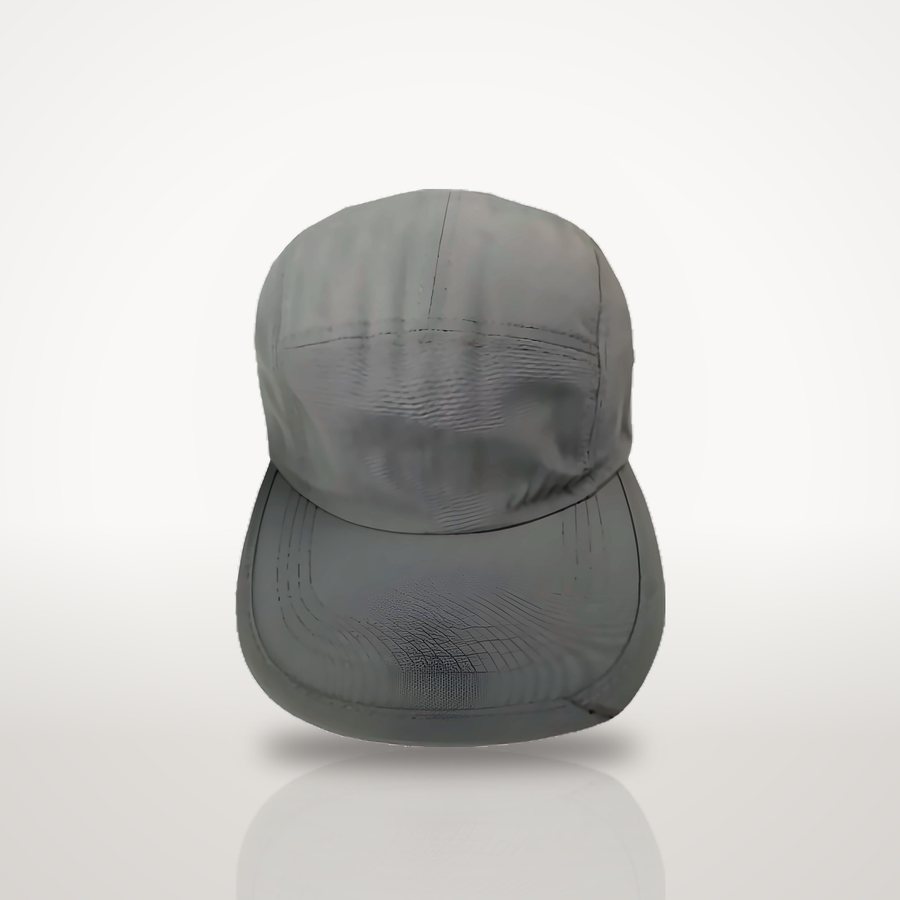 Grey camper cap, front view