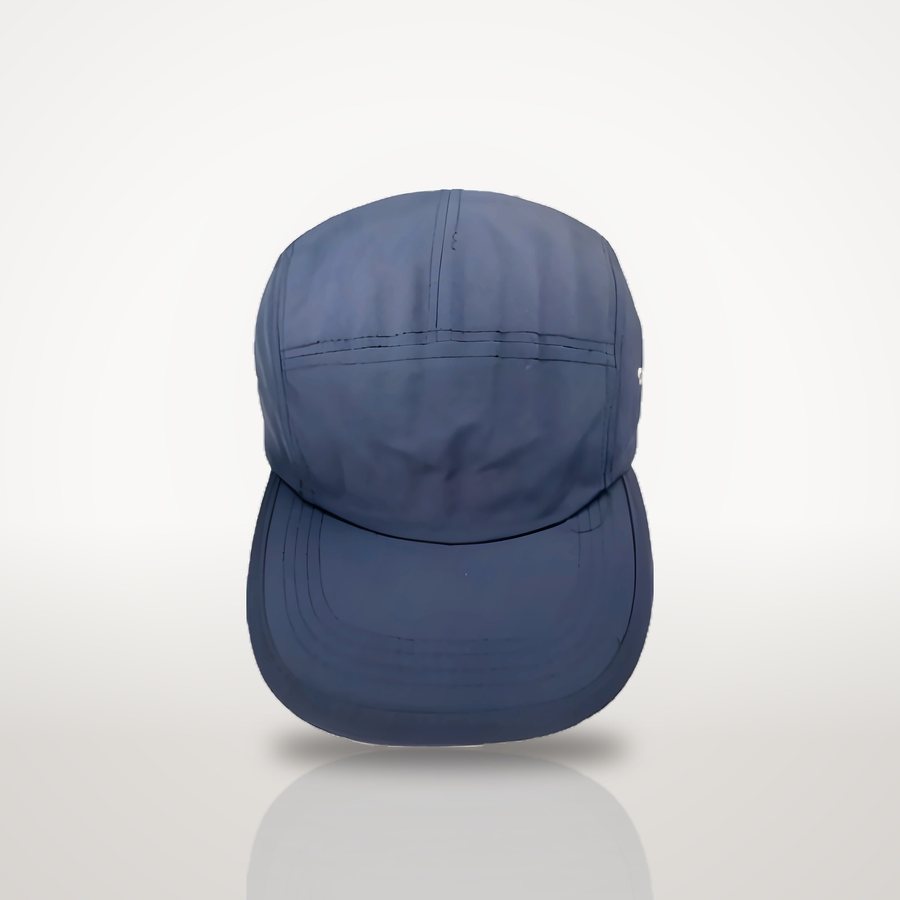 Navy camper cap, front view