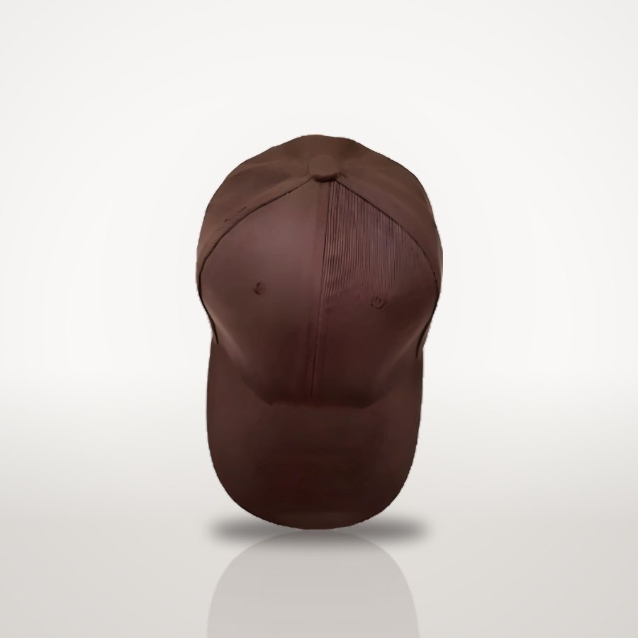 Brown everyday cap, front view