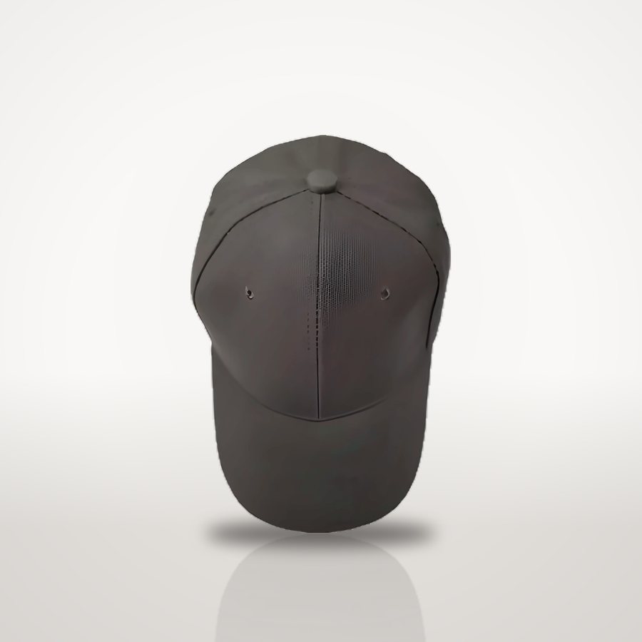 Dark Grey everyday cap, front view