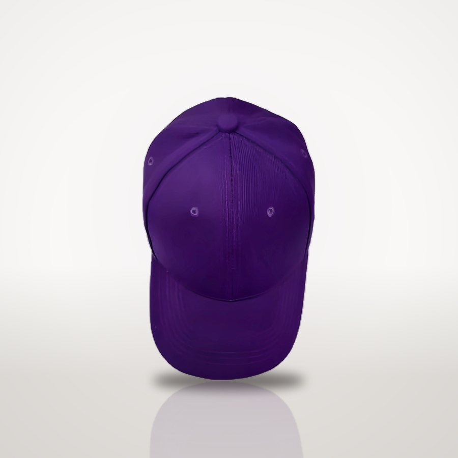 Purple everyday cap, front view