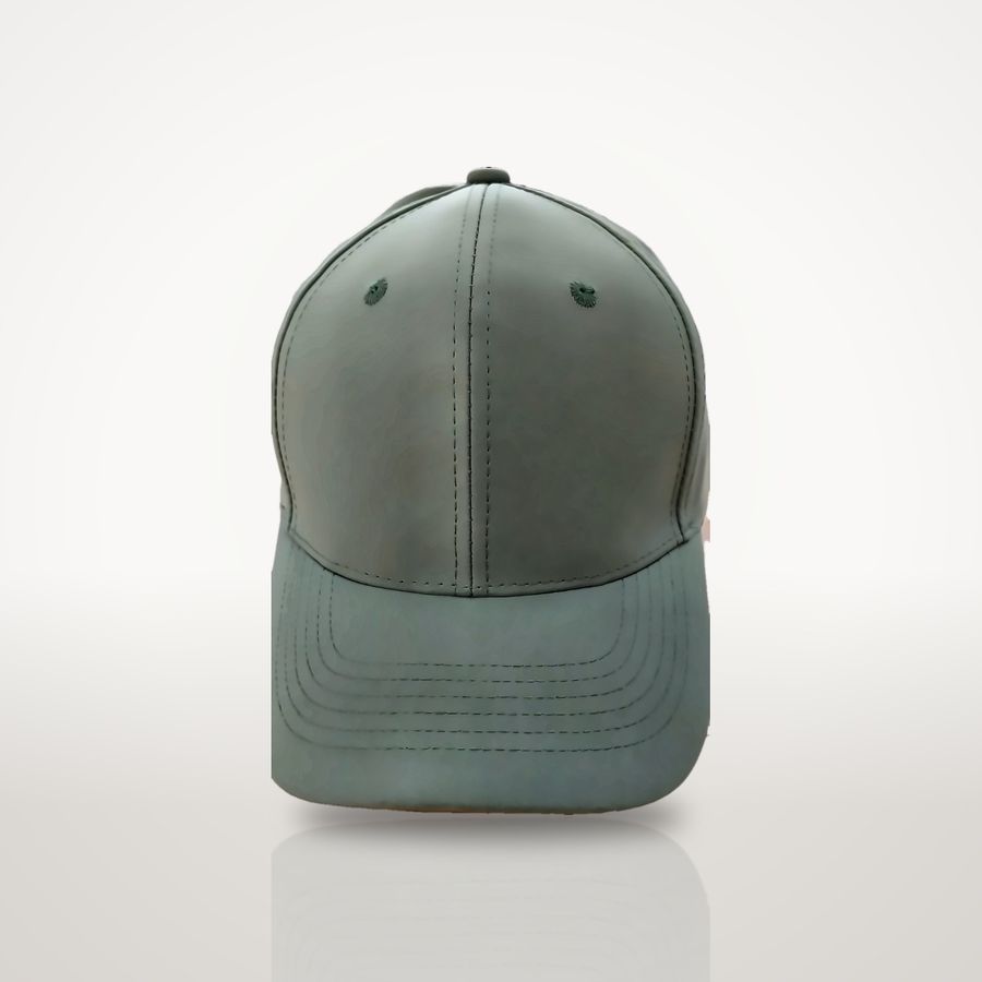 Green performance cap, front view