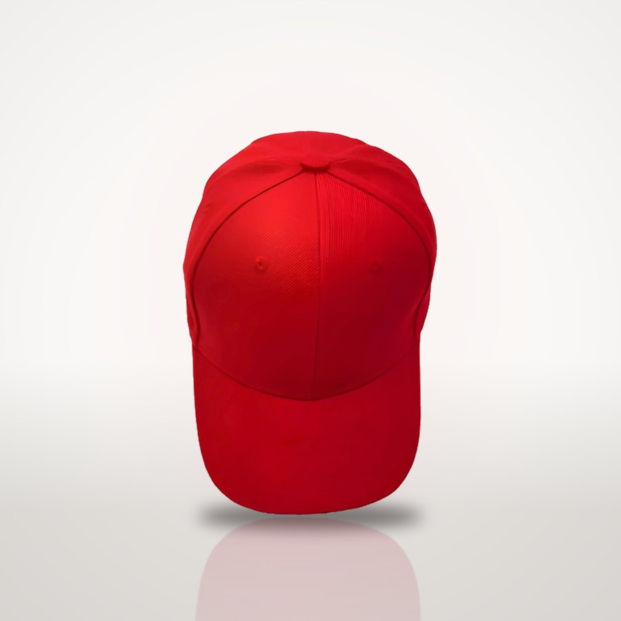 Red premium cap, front view