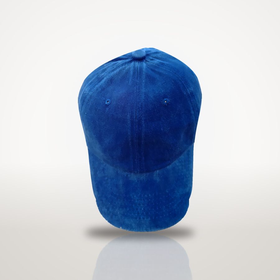 Denim Blue washed cap, front view